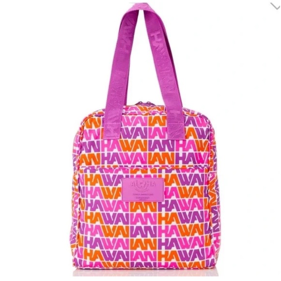 Aloha Collection Hawaii Hawaiian Airlines vintage flight bag